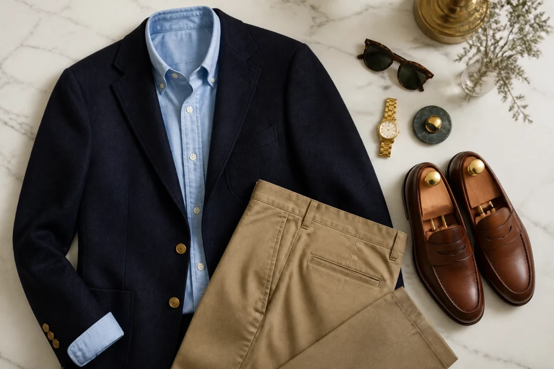 Old Money Aesthetic Men Business Casual: 5 Outfits