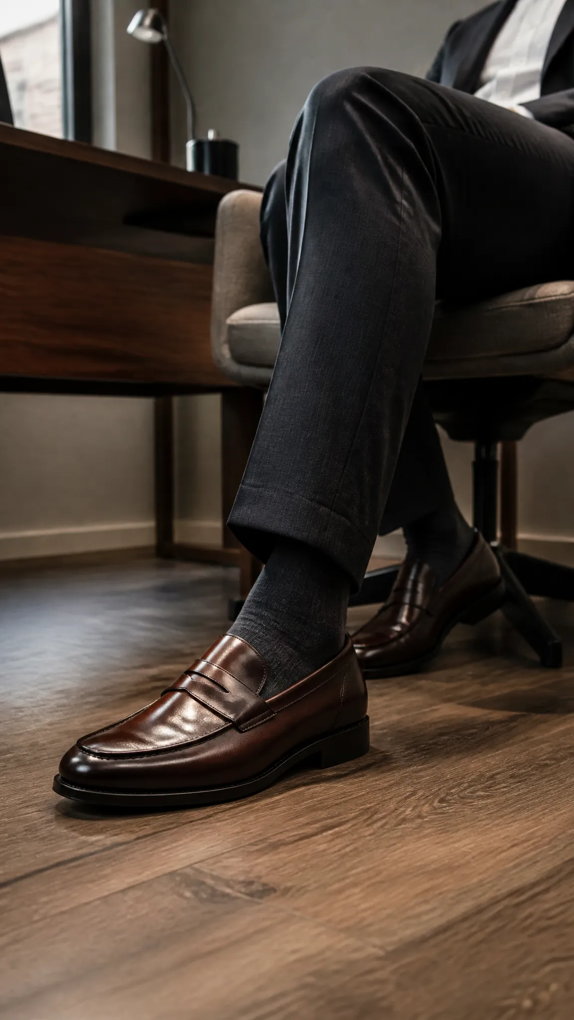 Leather Penny Loafers