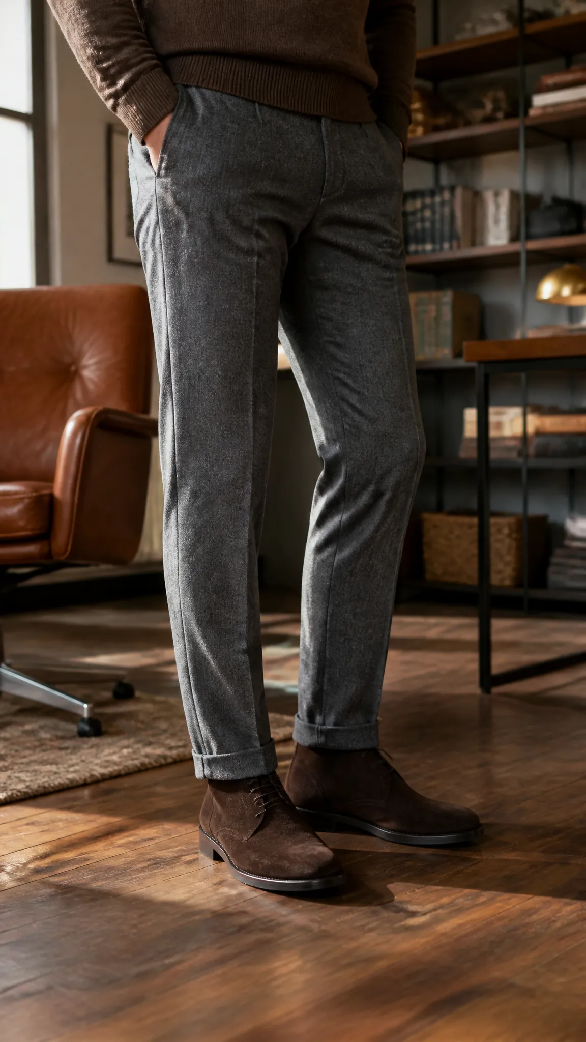 Plain-Toe Chukka Boots