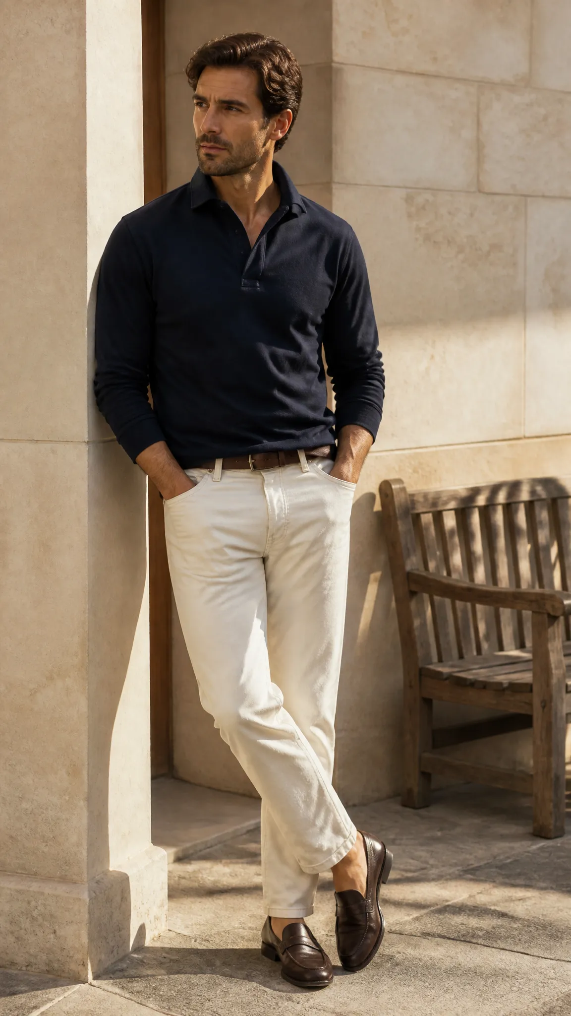 The Solid Navy Rugby Shirt