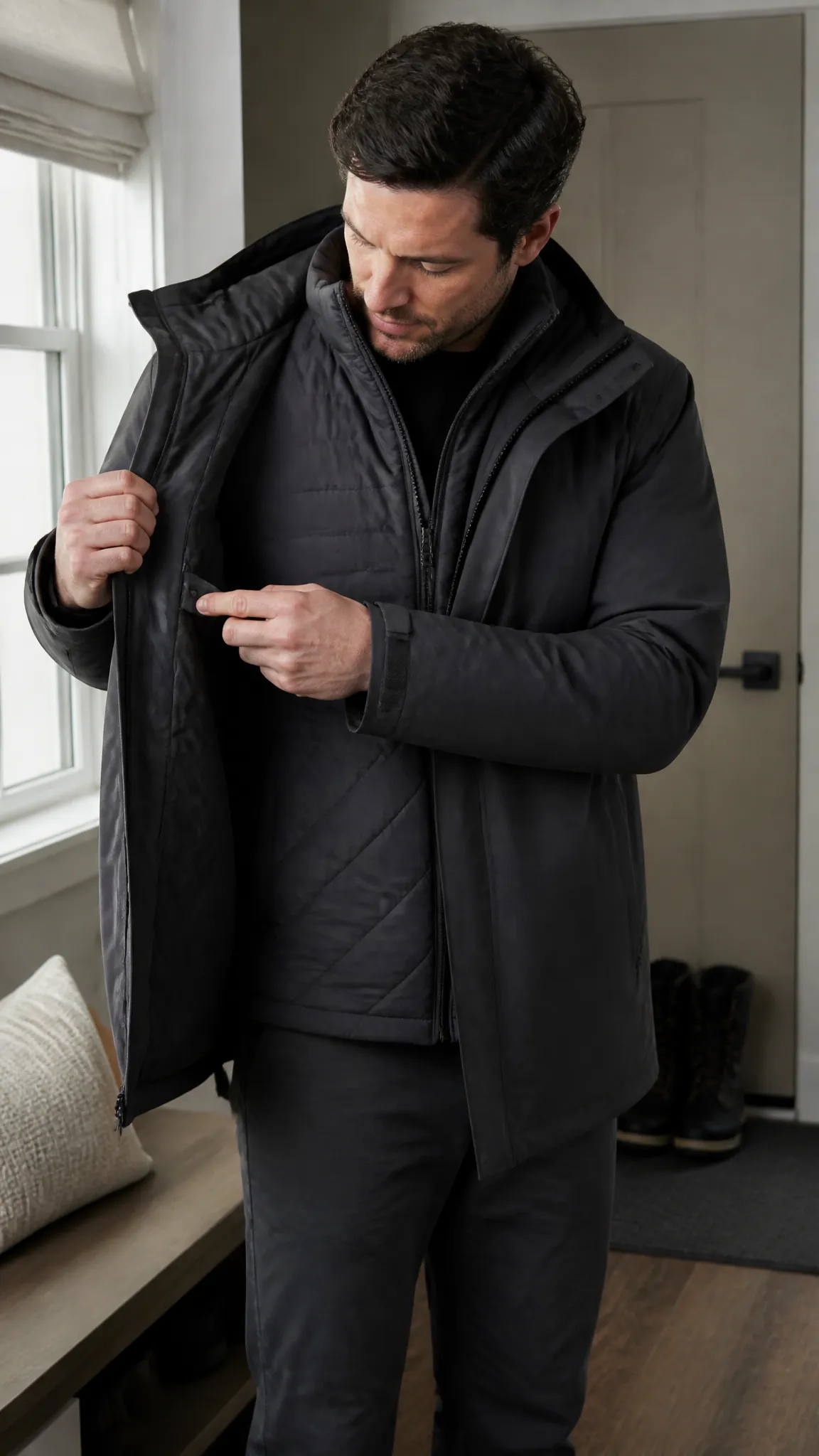 Three-in-One Jacket for the Practical Minimalist