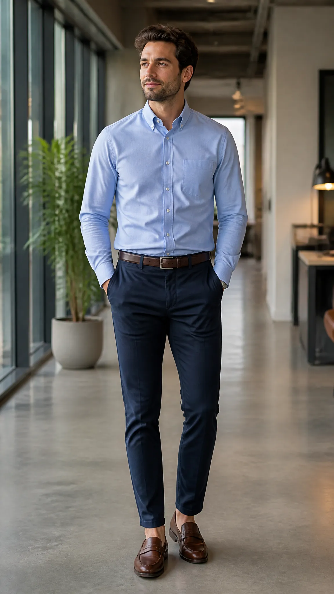 Oxford Shirt and Chinos