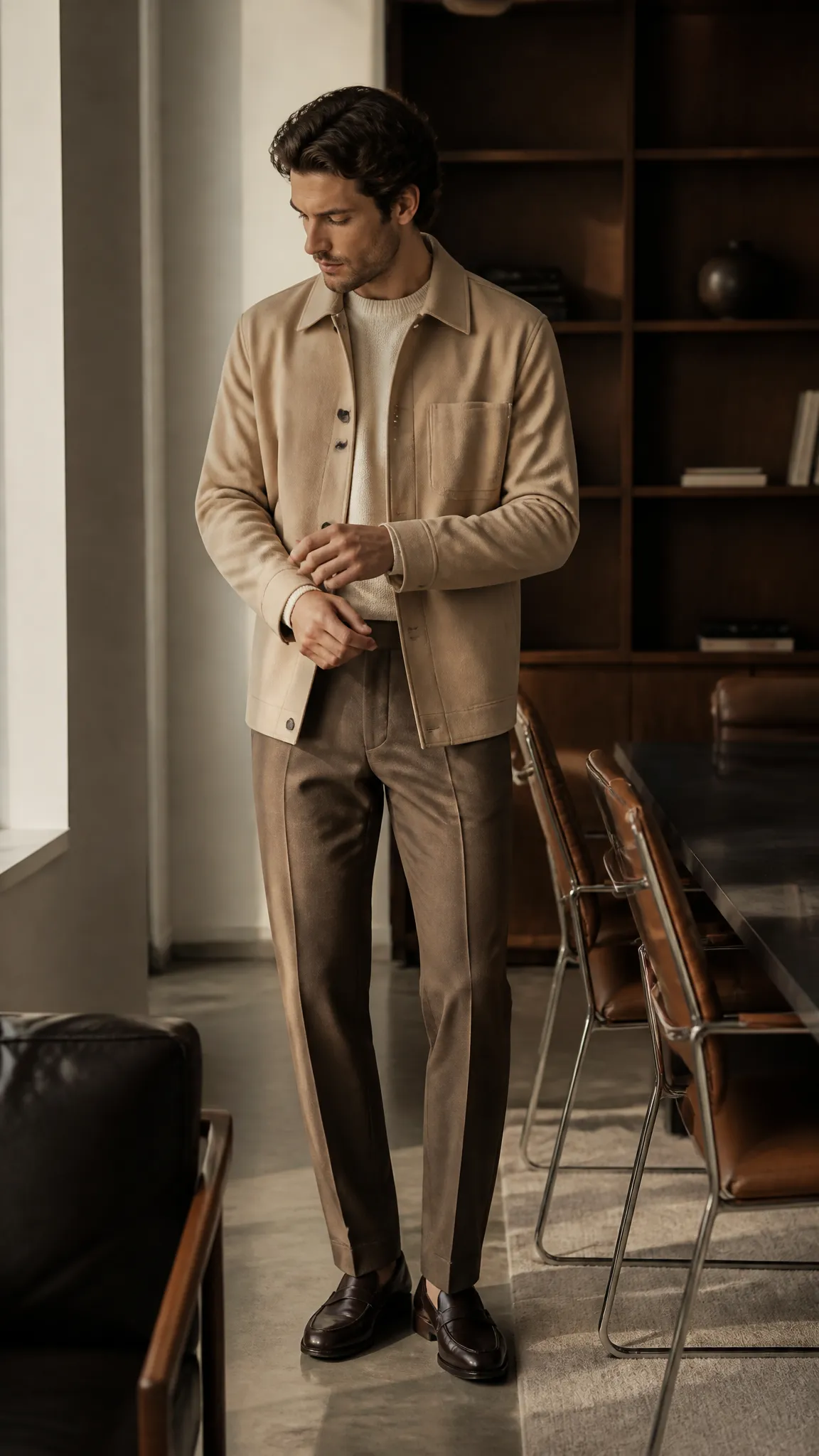 Dressy Overshirt and Tonal Separates