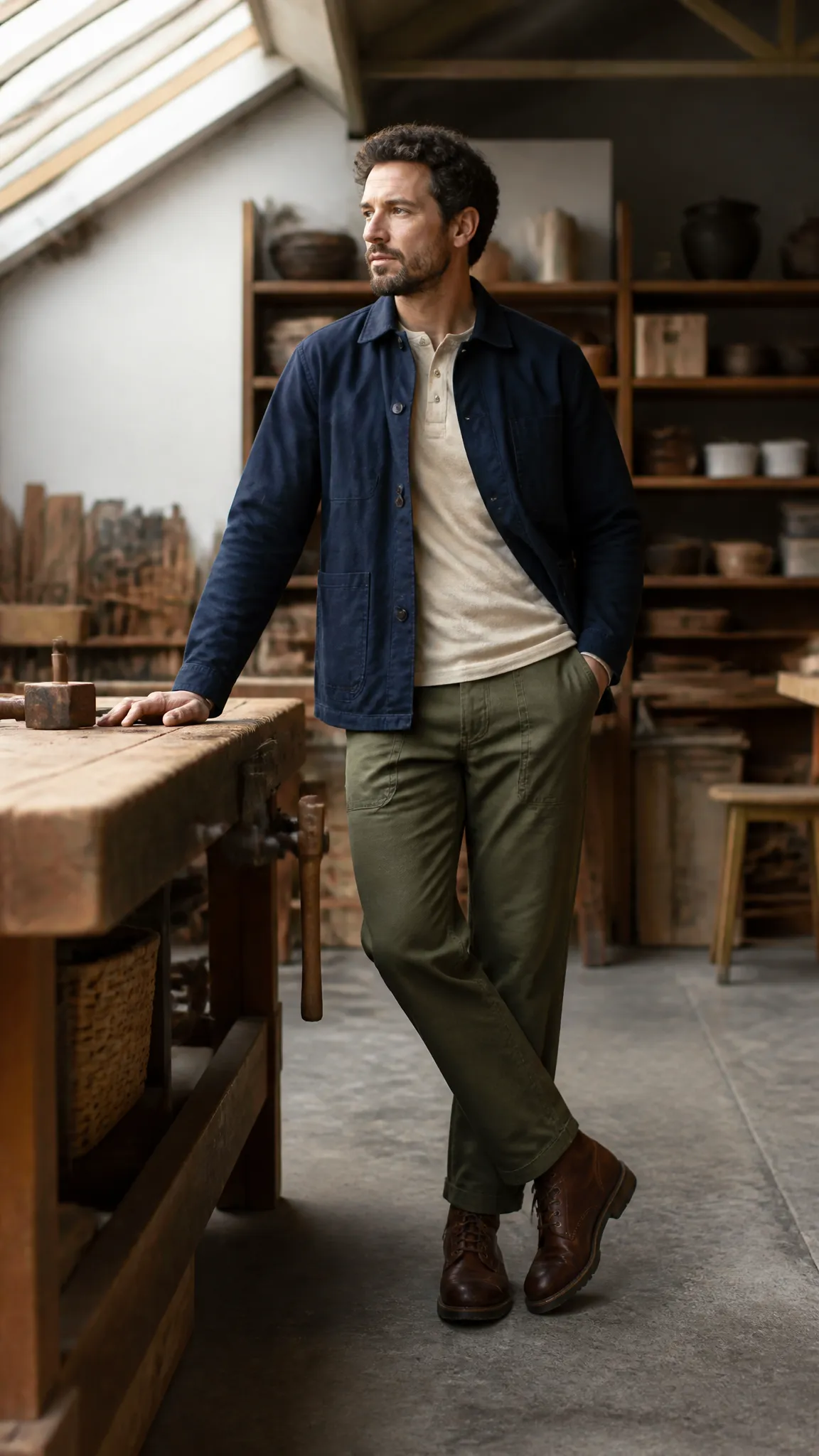 Refined Workwear Layers
