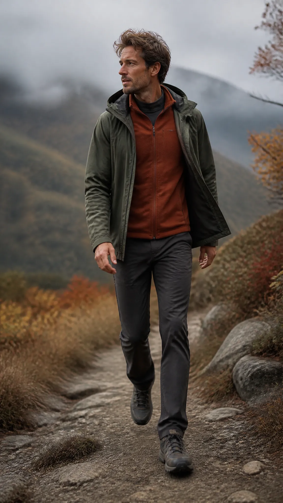 Fleece Jacket Under a Shell