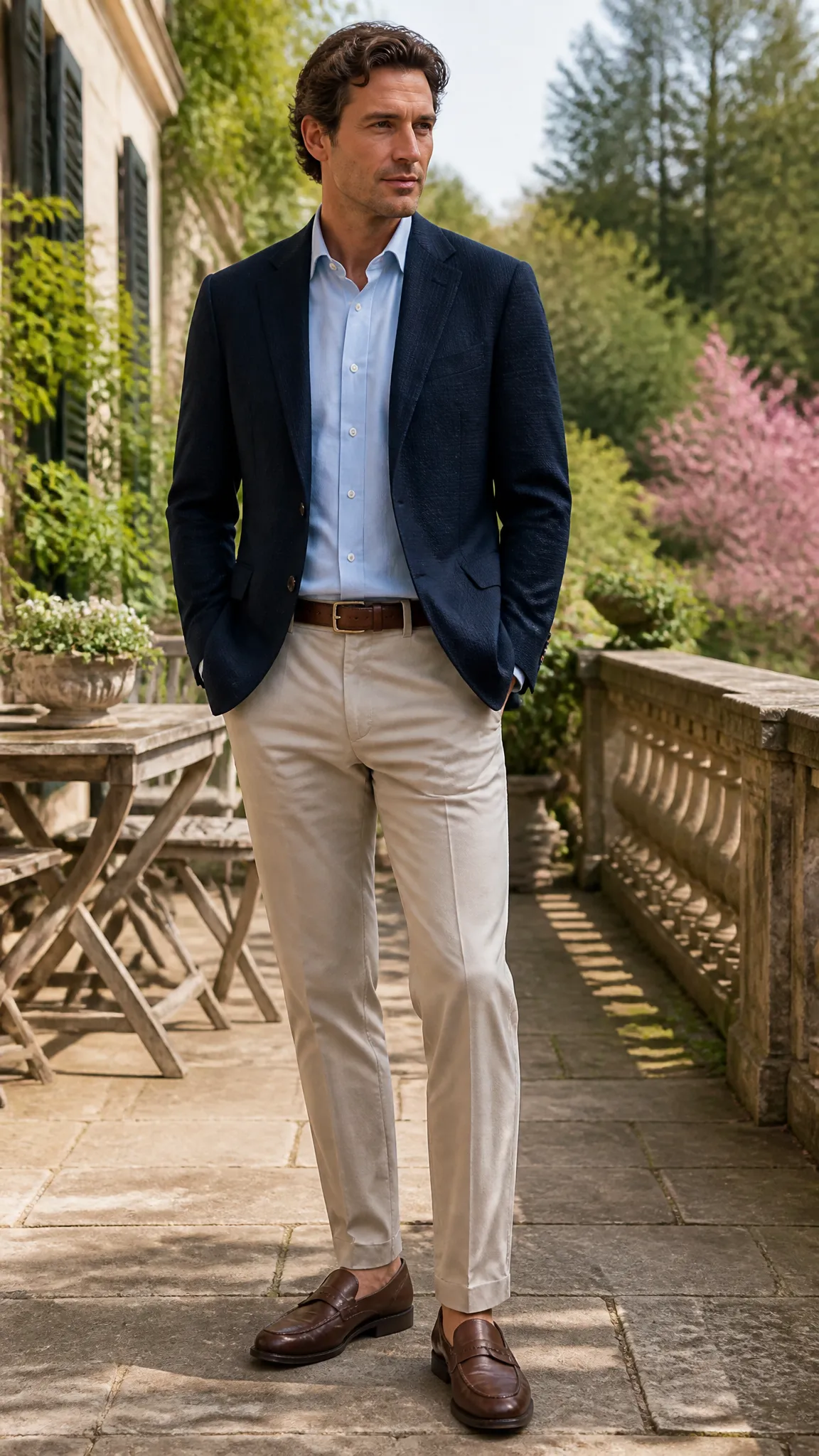 9. Soft Tailoring With a Blue Oxford and Chinos