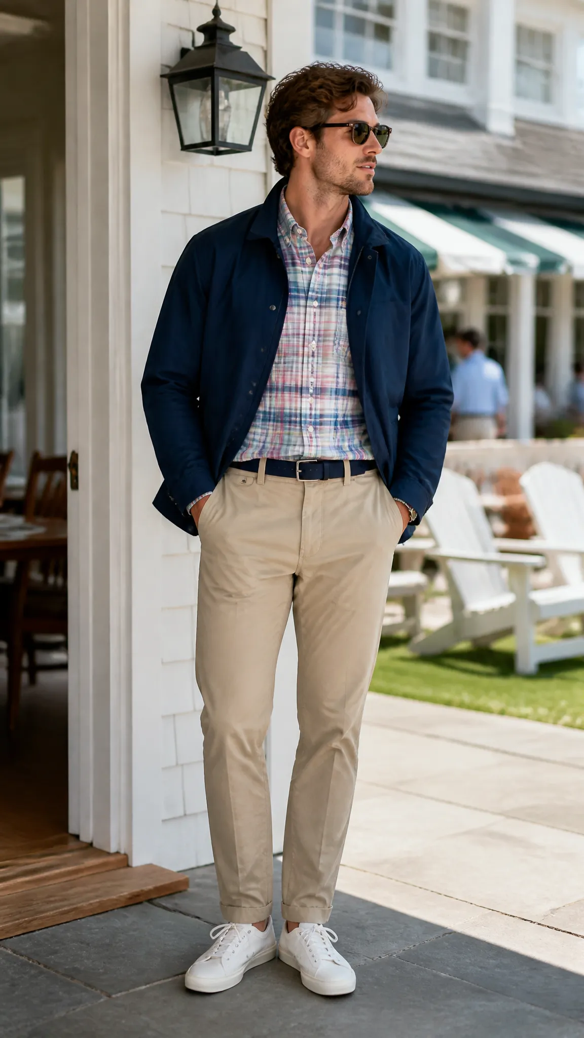 Coach Jacket With Madras