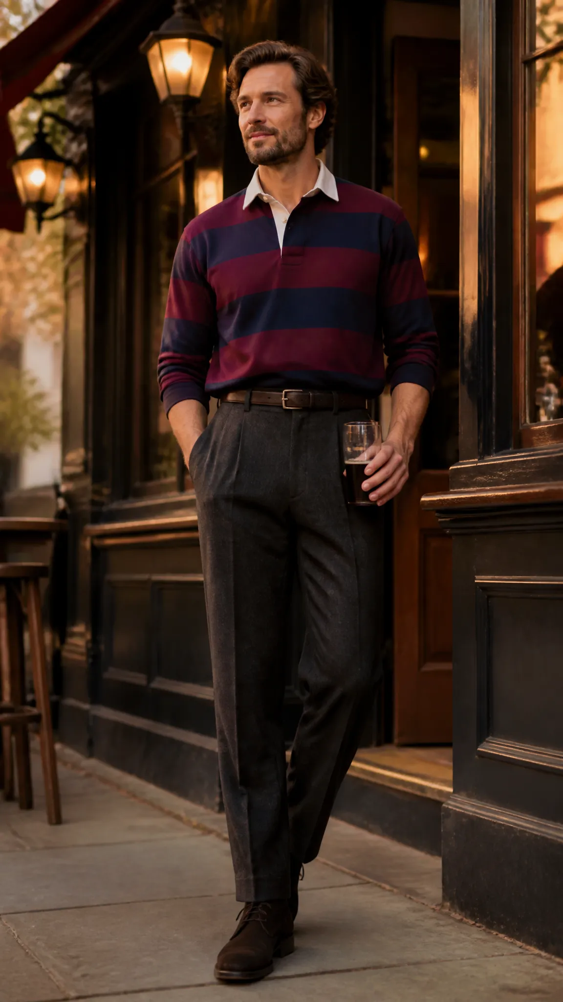 Rugby Jersey With Tailored Trousers