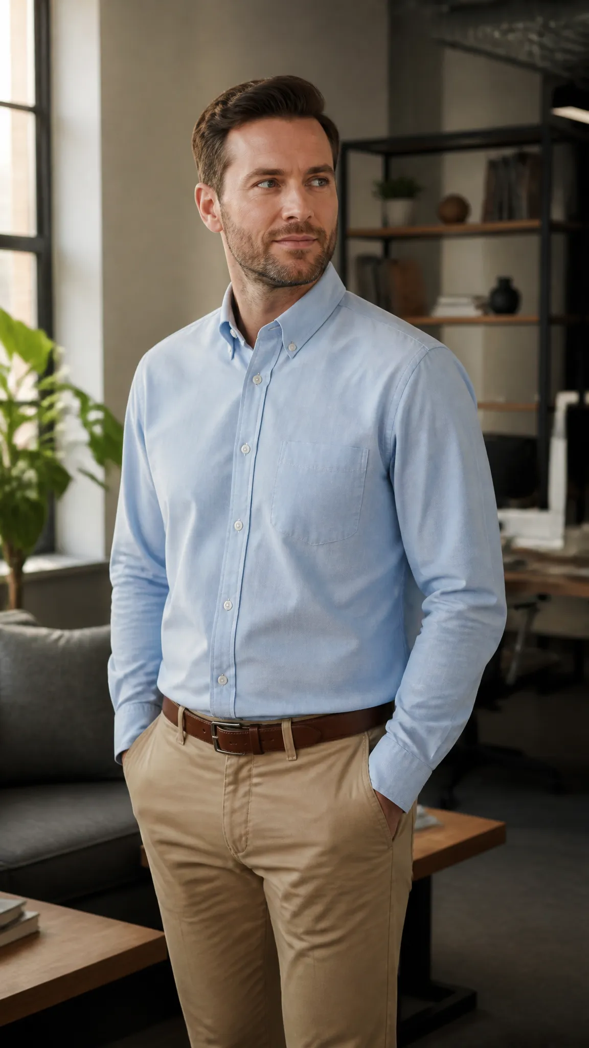 Wrinkle-Resistant Oxford Shirt